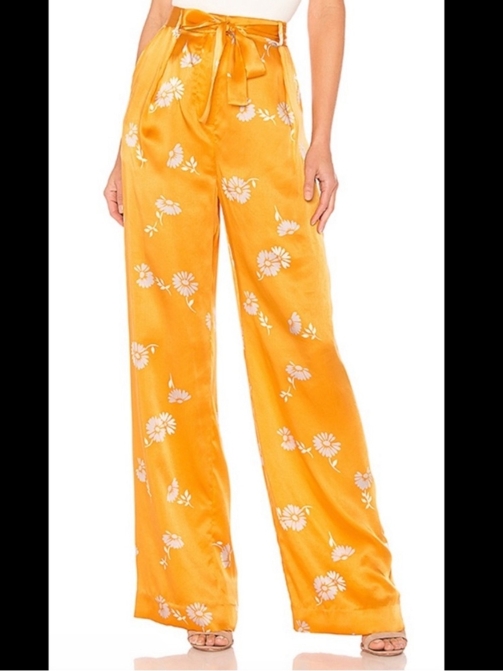 Equipment Femme 100% SILK Flowy Summer Floral Pants Womens Sz 2 / XS